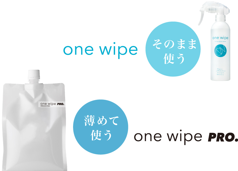one wipeとの比較